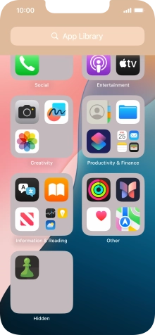 Press and hold the required app. Press and hold the required app.