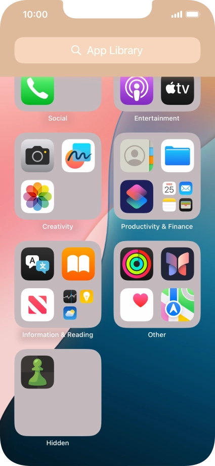 Press and hold the required app. Press and hold the required app.