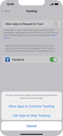 If you turn off the function, press the required setting. If you turn off the function, press the required setting.