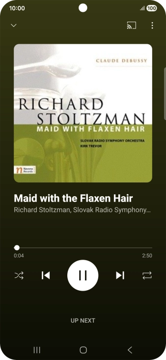 Press arrow right to go to the next audio file. Press arrow right to go to the next audio file.