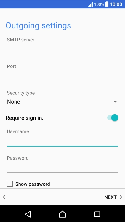 Press the field below Press the field below