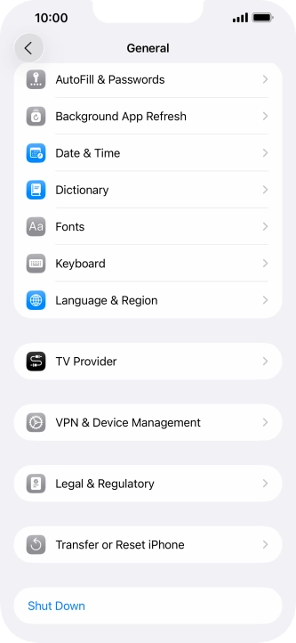 Press Transfer or Reset iPhone. Press Transfer or Reset iPhone.