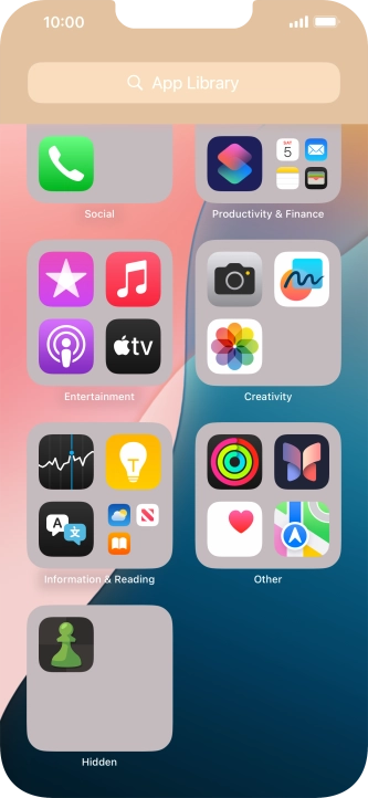 Press and hold the required app. Press and hold the required app.