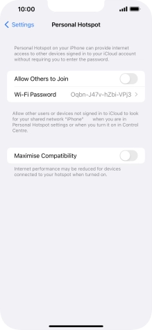 Press Wi-Fi Password and key in the required password. Press Wi-Fi Password and key in the required password.