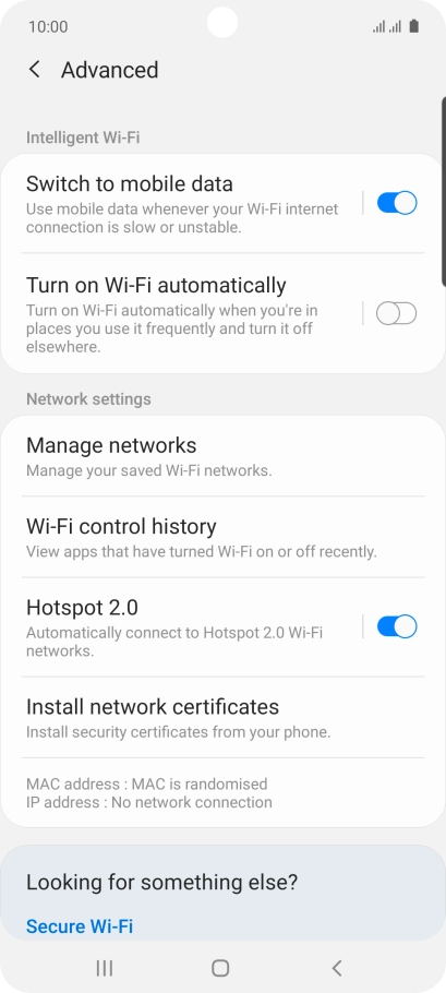 Press the indicator next to Press the indicator next to