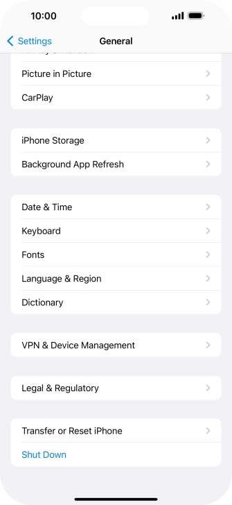 Press Transfer or Reset iPhone. Press Transfer or Reset iPhone.