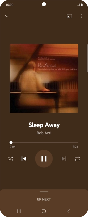 Press arrow right to go to the next audio file. Press arrow right to go to the next audio file.