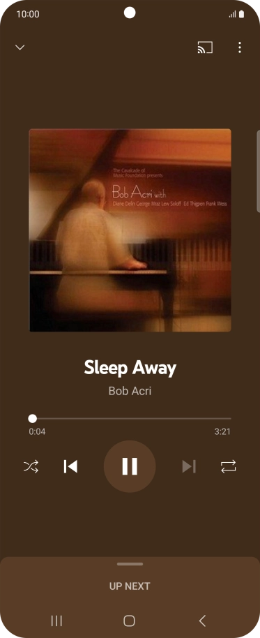 Press arrow right to go to the next audio file. Press arrow right to go to the next audio file.