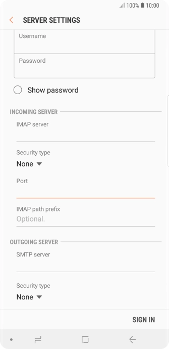 Press the field below Press the field below