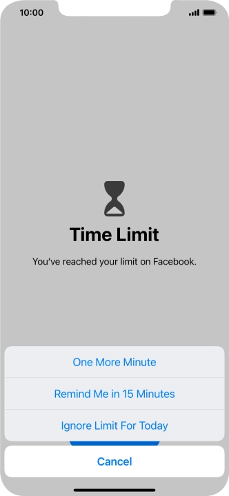Press the required setting. Press the required setting.