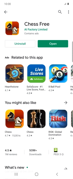 Press the Home key to return to the home screen. Press the Home key to return to the home screen.