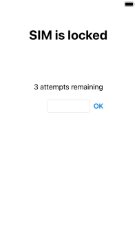 If your SIM is locked, key in your PIN and press OK. If your SIM is locked, key in your PIN and press OK.