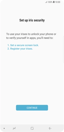 Press CONTINUE. Press CONTINUE.