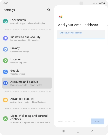Press the field below Press the field below