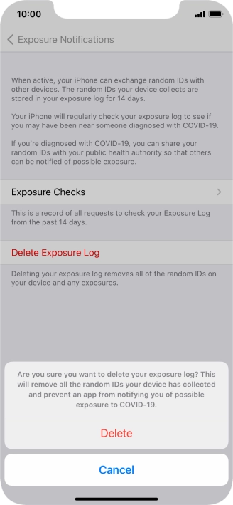 Press Delete. Press Delete.