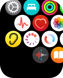Press the heart rate sensor icon. Press the heart rate sensor icon.