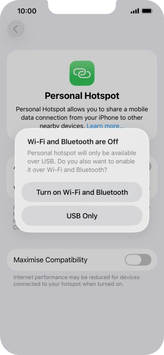 If Wi-Fi is turned off, press Turn on Wi-Fi and Bluetooth. If Wi-Fi is turned off, press Turn on Wi-Fi and Bluetooth.