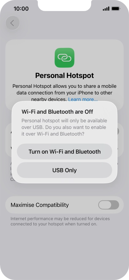 If Wi-Fi is turned off, press Turn on Wi-Fi and Bluetooth. If Wi-Fi is turned off, press Turn on Wi-Fi and Bluetooth.