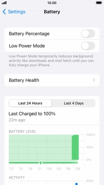 Press Battery Health. Press Battery Health.