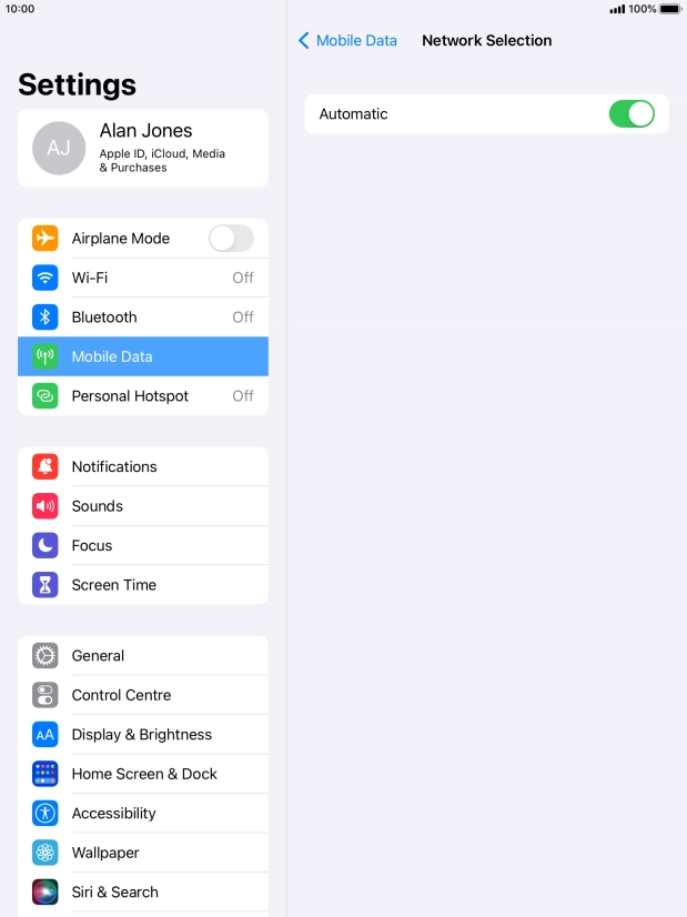 Press the indicator next to Press the indicator next to