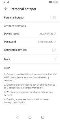 Press Device name. Press Device name.