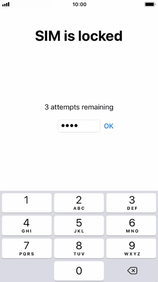 If your SIM is locked, key in your PIN and press OK. If your SIM is locked, key in your PIN and press OK.