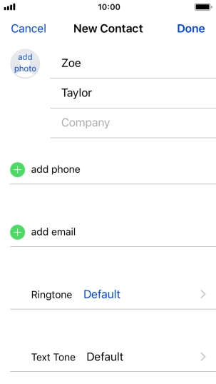 Press add phone. Press add phone.