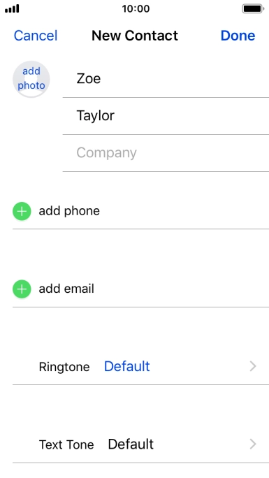 Press add phone. Press add phone.