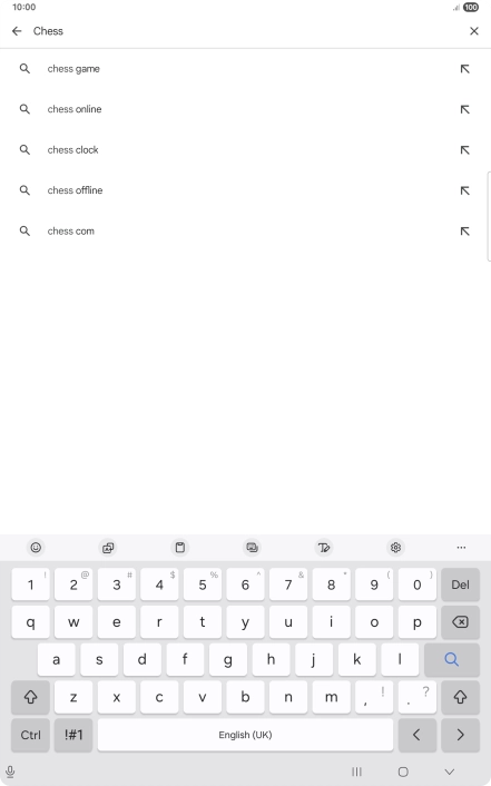 Key in the name or subject of the required app and press the search icon. Key in the name or subject of the required app and press the search icon.