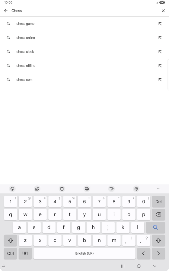 Key in the name or subject of the required app and press the search icon. Key in the name or subject of the required app and press the search icon.