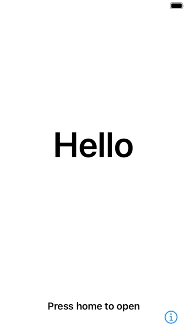 Press the Home key. Press the Home key.