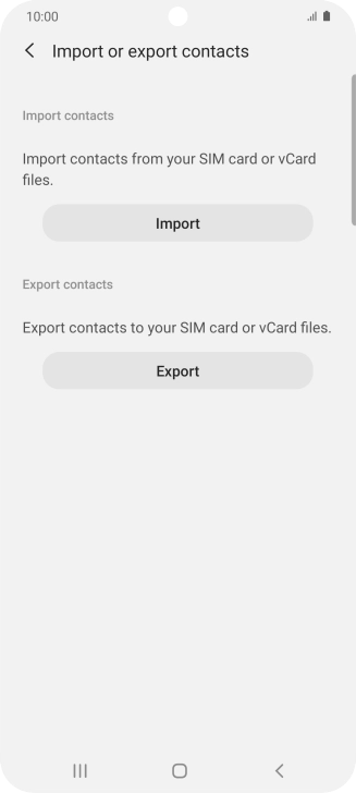 Press Import. Press Import.