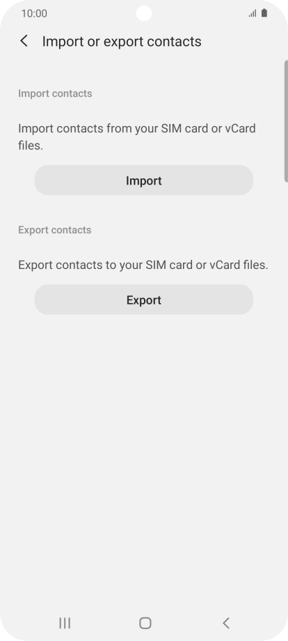 Press Import. Press Import.