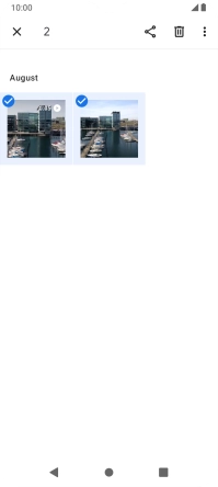 Press the share icon. Press the share icon.