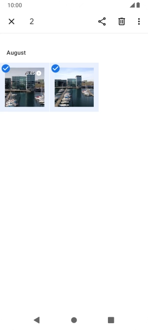 Press the share icon. Press the share icon.