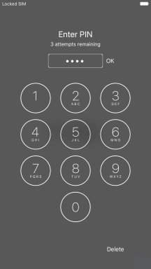 Key in your PIN and press OK. Key in your PIN and press OK.