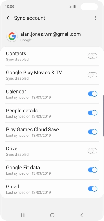 Press the indicator next to Press the indicator next to