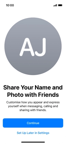 Press Continue. Press Continue.