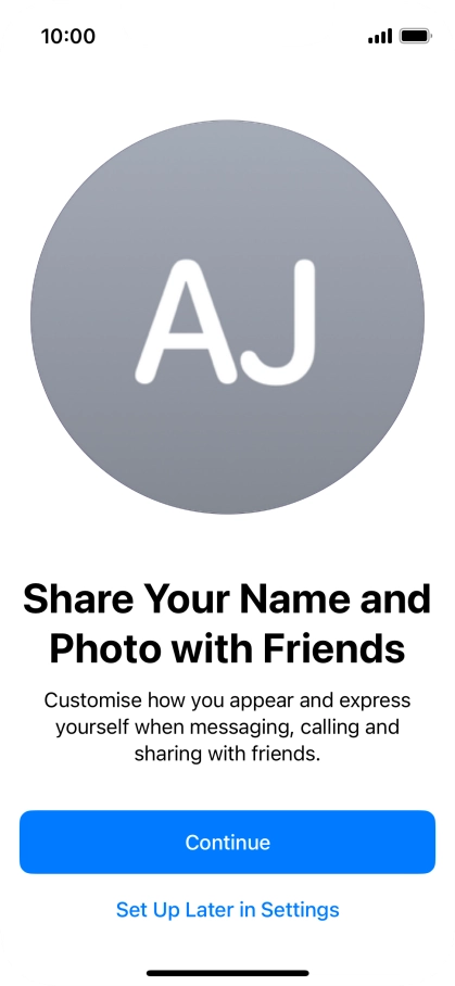 Press Continue. Press Continue.