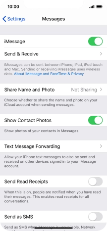 Press the indicator next to Press the indicator next to
