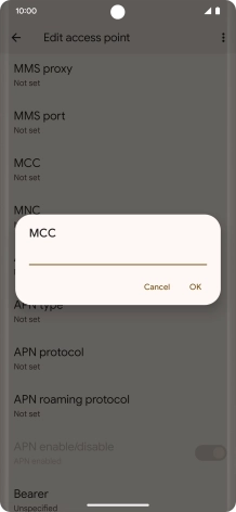 Key in 505 and press OK. Key in 505 and press OK.