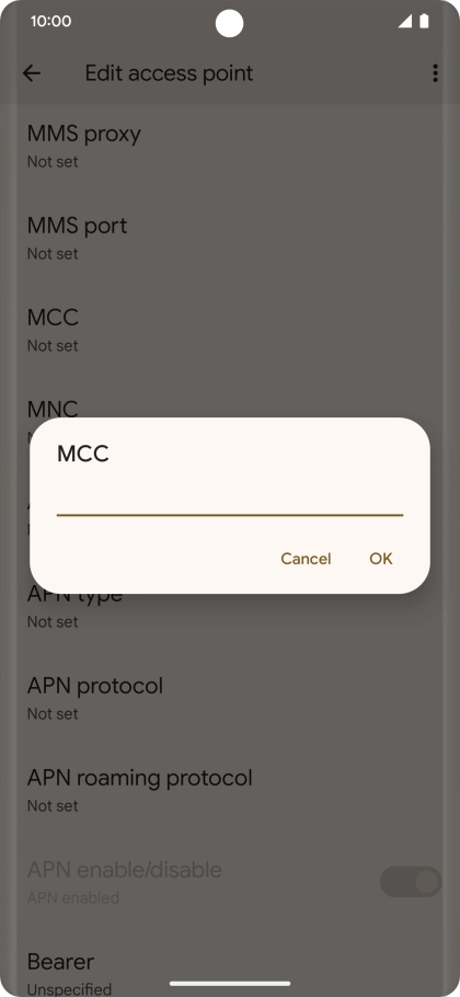 Key in 505 and press OK. Key in 505 and press OK.