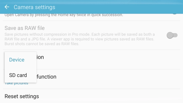Press the required setting. Press the required setting.