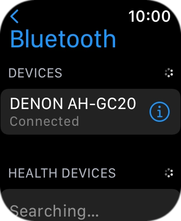 Press the Digital Crown to return to the home screen. Press the Digital Crown to return to the home screen.
