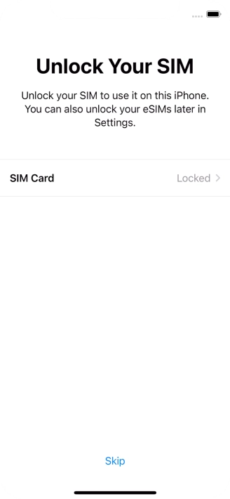 Press SIM Card. Press SIM Card.