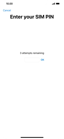 If your SIM is locked, key in your PIN and press OK. If your SIM is locked, key in your PIN and press OK.