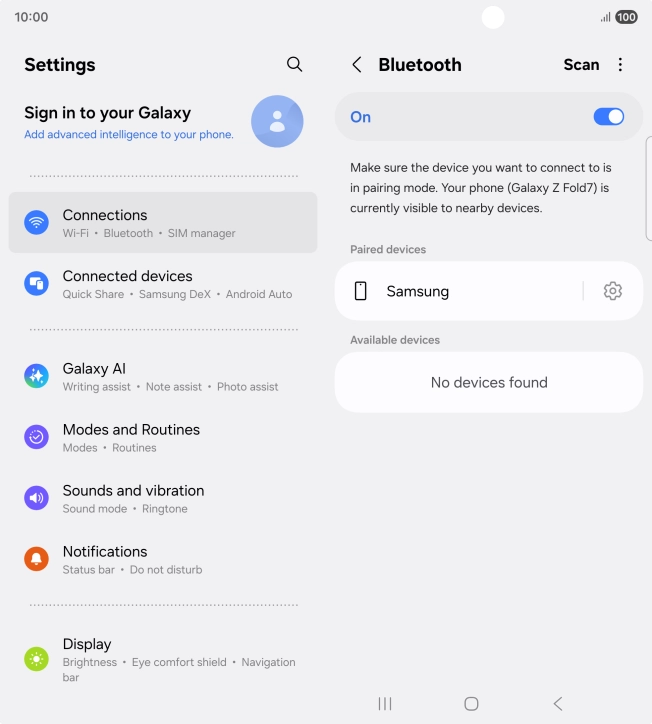 Press the Home key to return to the home screen. Press the Home key to return to the home screen.