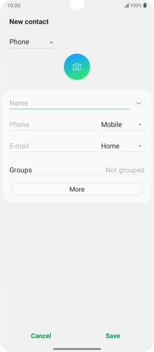 Press the address book drop down list. Press the address book drop down list.