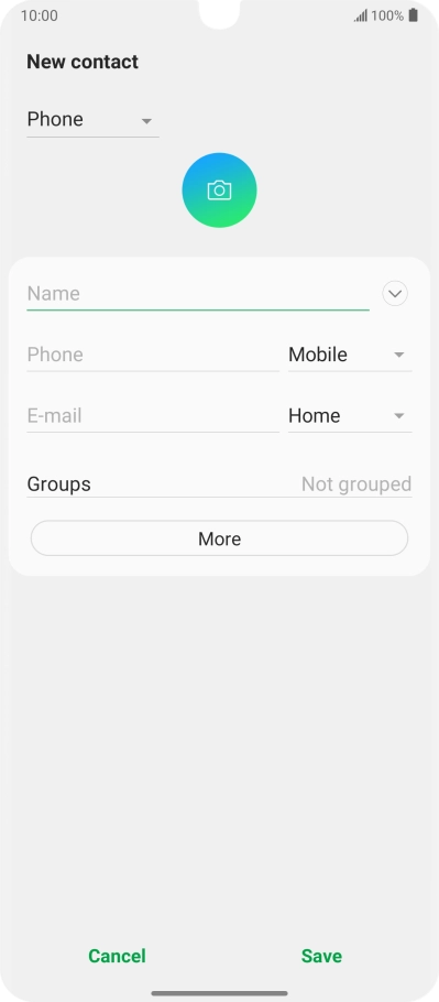 Press the address book drop down list. Press the address book drop down list.
