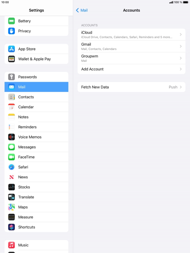 Press Fetch New Data. Press Fetch New Data.